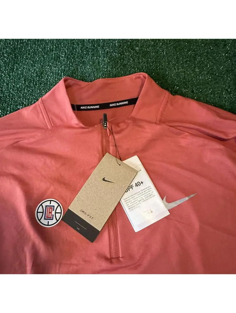 Nike Men's Dri-fit Element Half Zip Running top LA Clippers edition